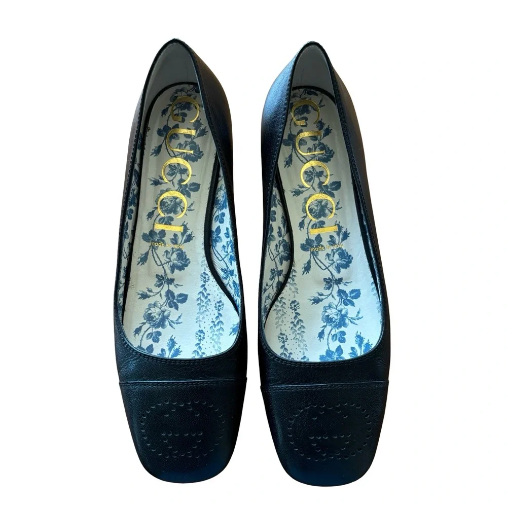 Gucci Leather Ballet Flat Size 40.5 or 10.5 GUC - Picture 2 of 16